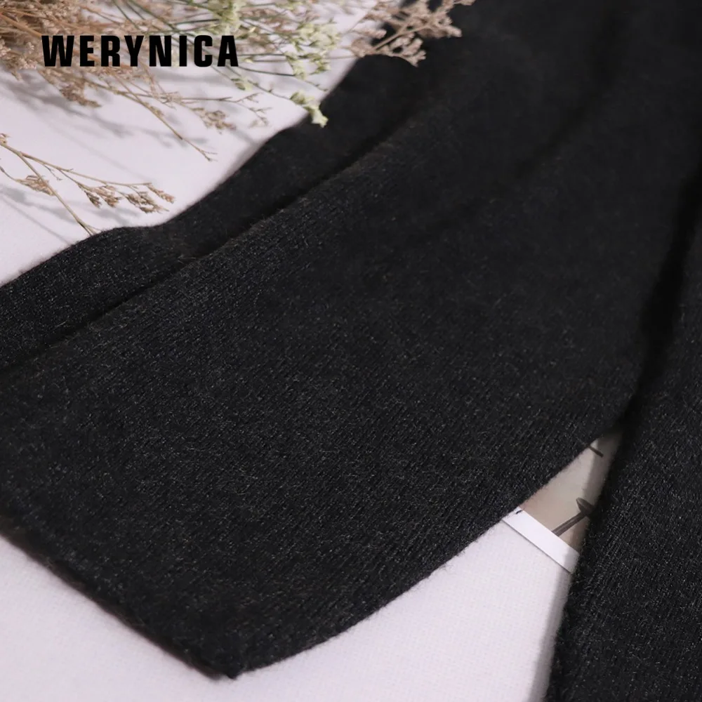 Werynica/зимние эластичные женские брюки на шнуровке; узкие брюки; теплые плотные тянущиеся трикотажные брюки; Mujer; Брюки с карманами