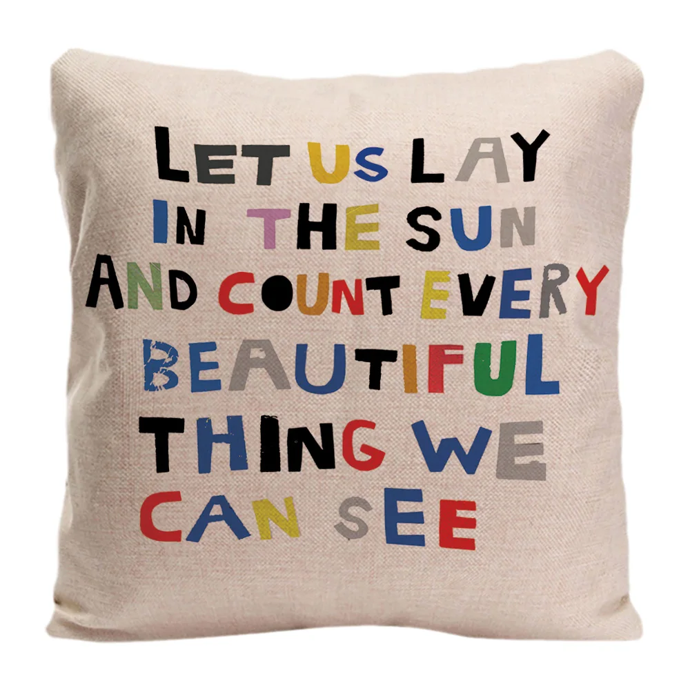 Креативная Подушка с надписью декоративная подушка для дивана и автомобиля