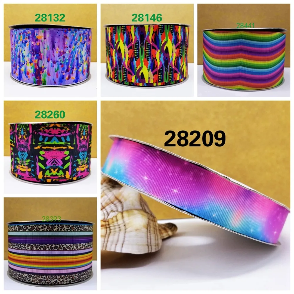 Бесплатная доставка 50 ярдов мультфильм печатных grosgrain ленты 28441|Ленты для шитья| |