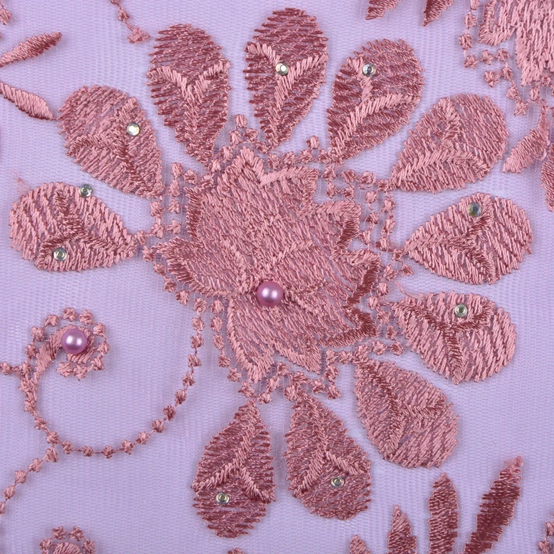 Most Popular African Tulle Lace Fabric With Stones And Beaded High Quality French Net Onion Color F1338 | Дом и сад
