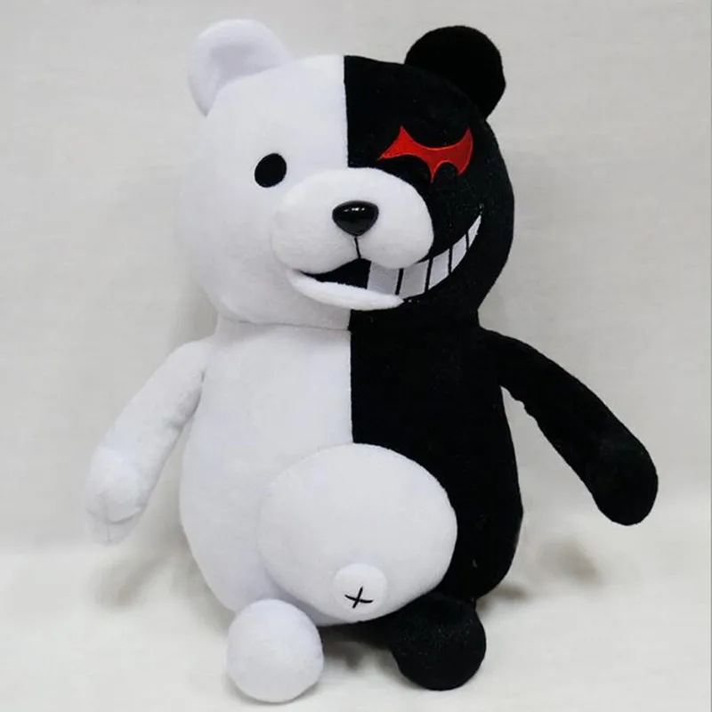 10 14 дюймов черный белый медведь плюшевый Danganronpa: Trigger Happy Havoc игрушка monokuma куклы