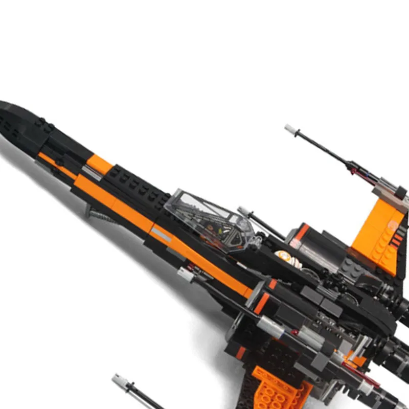 Звездные войны X Wing 05004 Звездные войны первый X крыло Истребитель 75102 строительные блоки кирпичи детские игрушки подарки на Рождество и день рождения