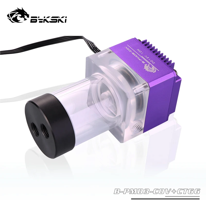 Bykski B-PMD3-COV with CT66 Integrated Reservoir Water Cooling Pump 600L 6M