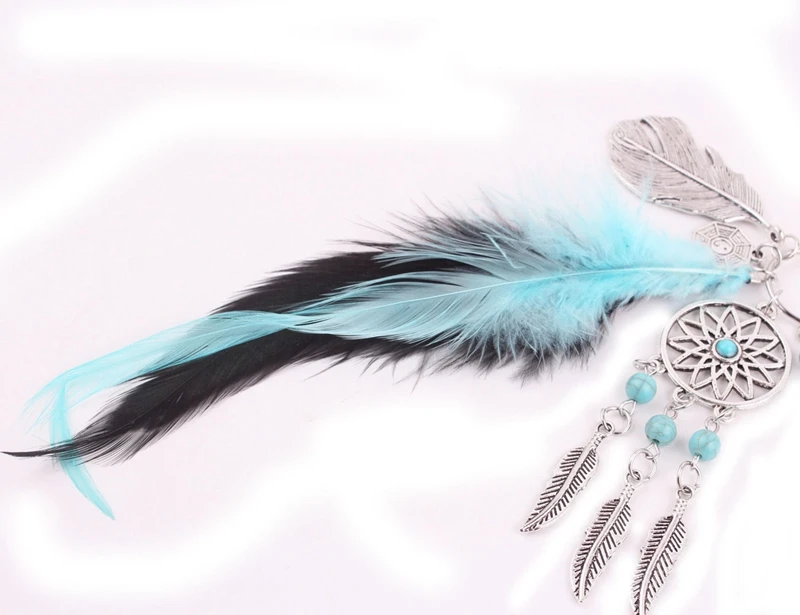 Keychain Feather Tassel Pendant Dream Catcher Keyring Key Chain Car Decortation Ring Keyfob Gift | Автомобили и мотоциклы