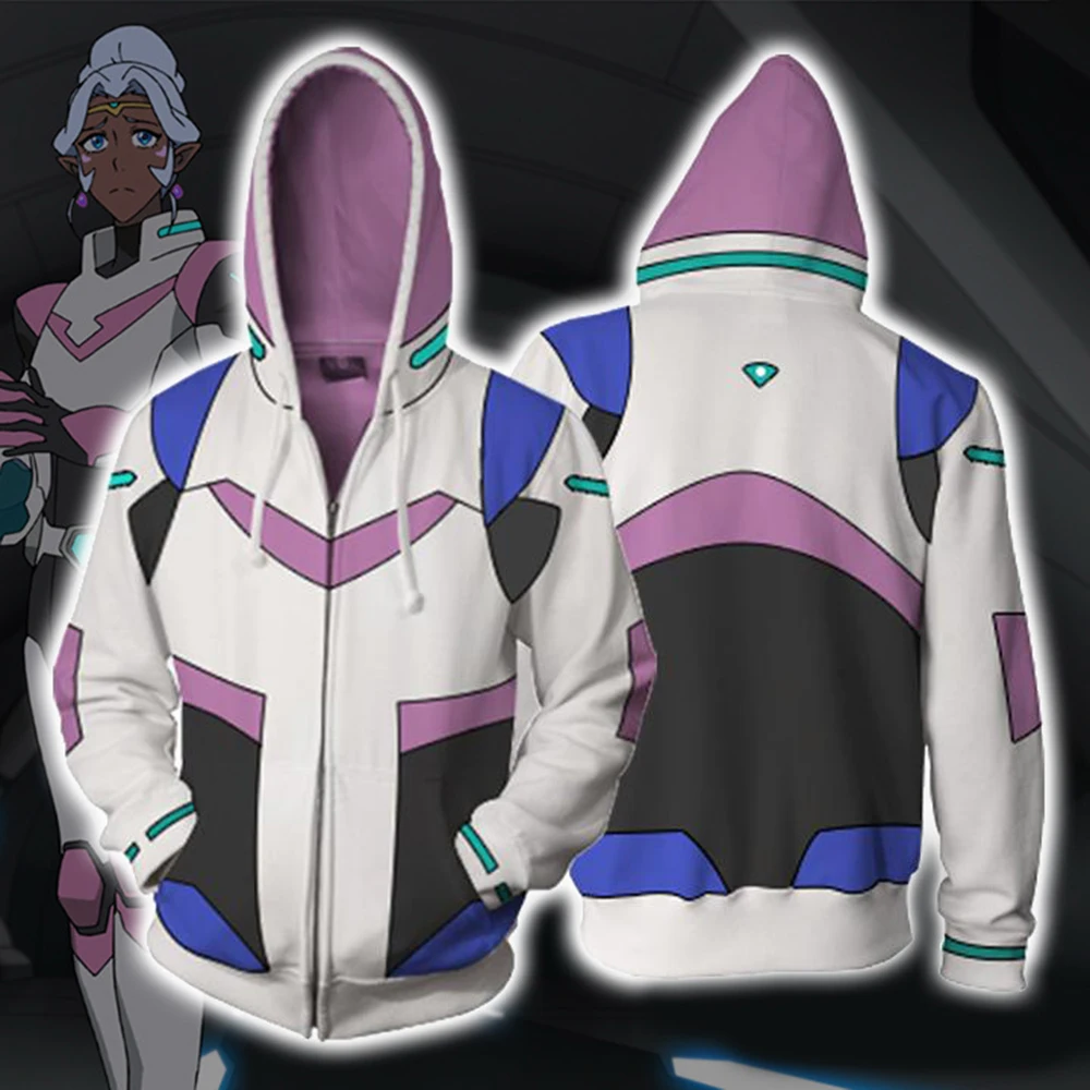 Бесплатная доставка Женская и мужская одежда Voltron Rance из аниме мультяшный