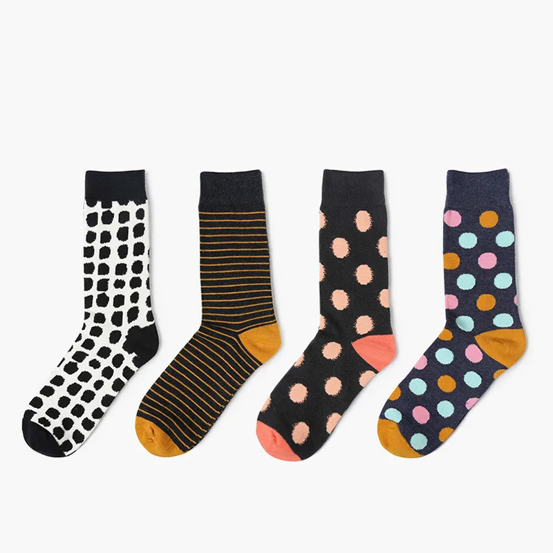 Веселые забавные мужские носки 1 пара высококачественные длинные цветные из