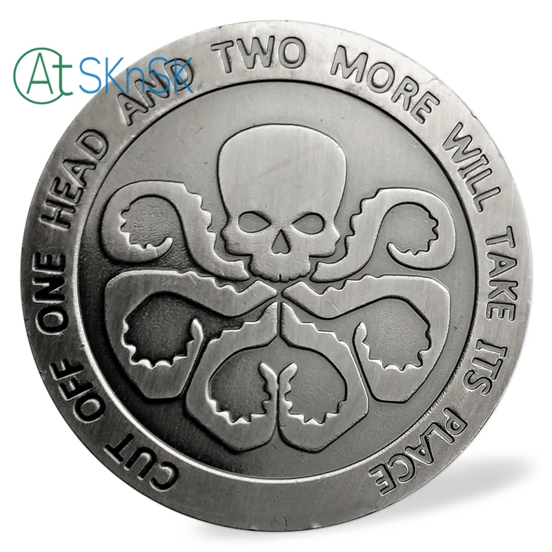 5 шт./партия агенты Мстителей щит S. h. i. e. l. d. Значок памятные монеты коллекционные подарки для героев сувенирные коллекции