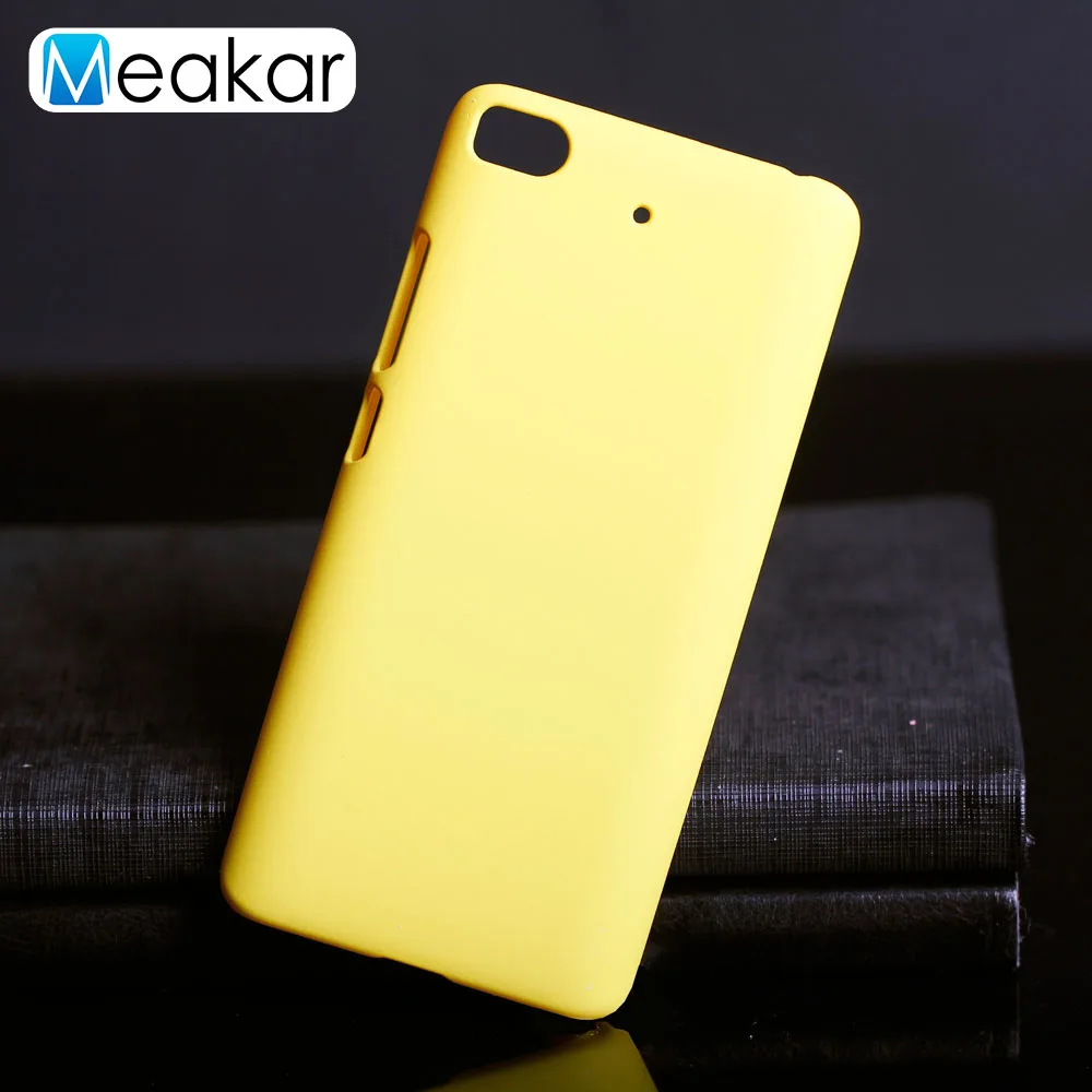 Yellow Матовая Пластик Coque 5.15For Xiaomi mi 5S чехол для Xiaomi mi 5s mi 5S mi чехлы для айфонов 5 5 S Чехол для телефона чехол-лента на заднюю панель - Цвет: Yellow