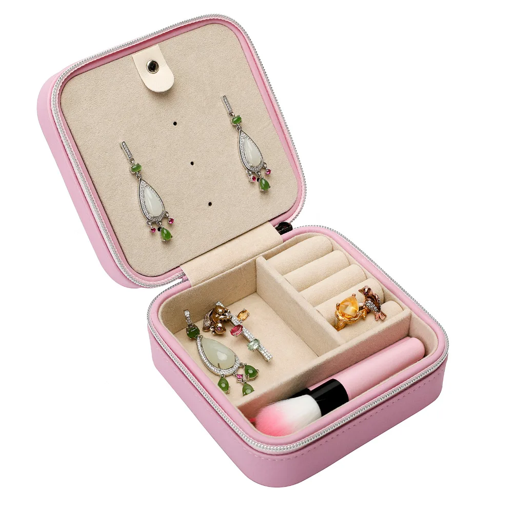 Вандер Макияж косметический розовый Красота хранения Кисточки Box Косметика