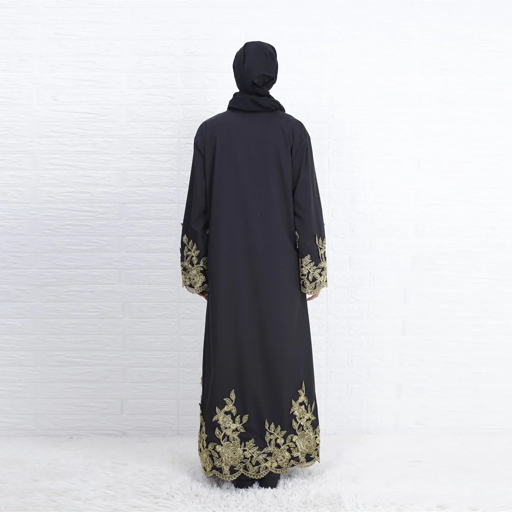 CHAMSGEND мусульманское женское платье элегантные модные женские платья Abaya кардиган