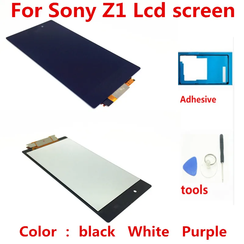 5," для SONY Z1 дисплей L39h C6902 C6903 C6906 C6943 ЖК для SONY Xperia Z1 ЖК-дисплей с сенсорным экраном дигитайзер