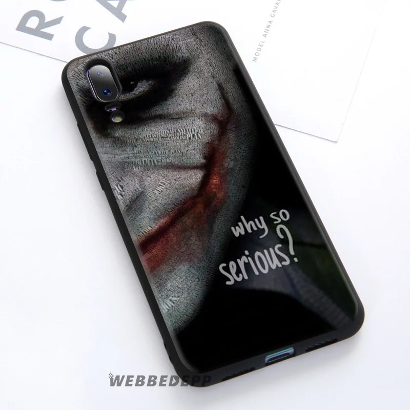 Мягкий чехол WEBBEDEPP The Dark Knight Joker для Huawei P30 P20 Pro P10 P9 Lite 2017 P Smart 2019 &amp Nova 3 3i Y9 |