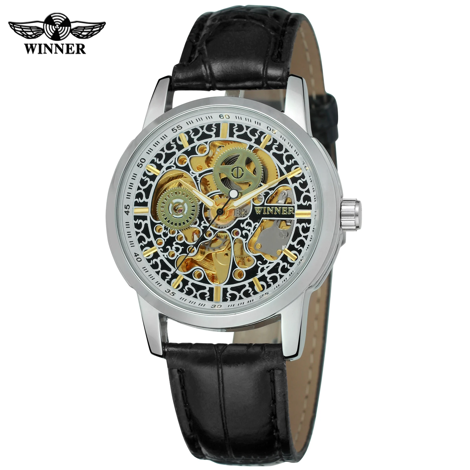 Часы наручные WINNER женские Автоматические брендовые роскошные механические