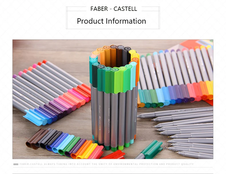 Faber Castell 12/18/30 цветов чешское стекло может быть собран воды с цветным рисунком пера дизайн ручной росписью крюк mark ручка