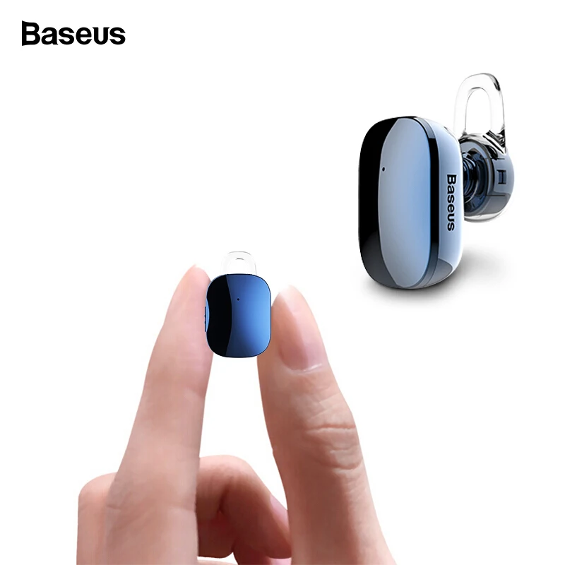 Baseus, мини Bluetooth наушники, беспроводные Bluetooth наушники с микрофоном, 4,1, ушные крючки, наушники, наушники для телефона