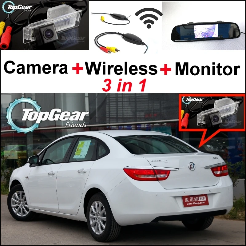 

Для Buick For Excelle GT/Verano 3 в 1 специальная WiFi камера + беспроводной приемник + зеркальный монитор система парковки заднего вида