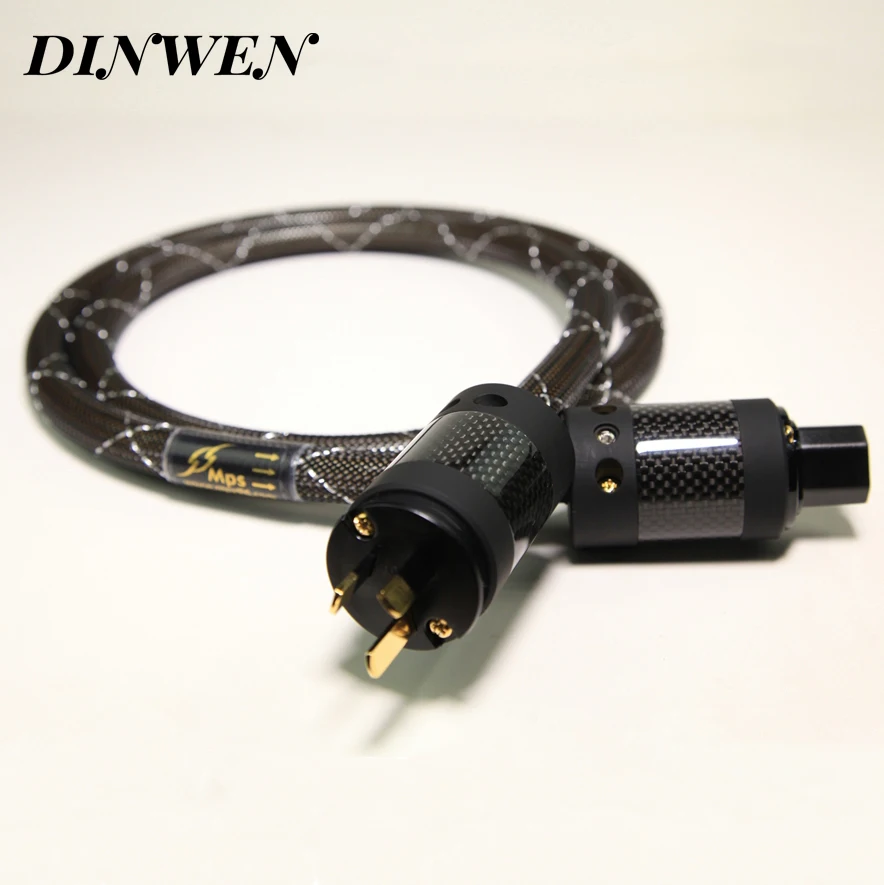 

M-6MK2 AC Power Cable 99.9997% OCC Silver Plated AC Amplifies Audio Power Cord Gold Plated Connector Plugs DVD CD HiFi