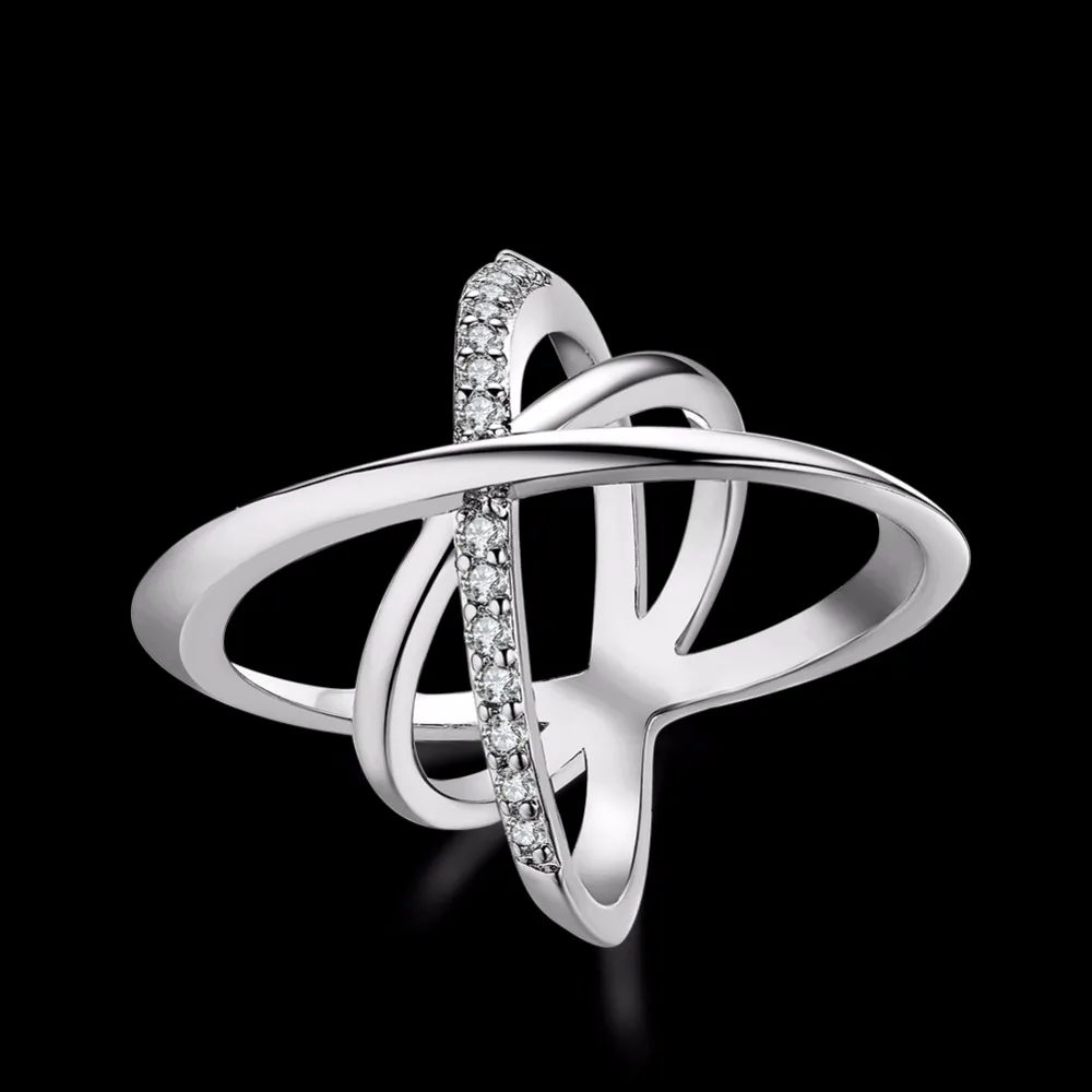 Стильный Мода 2017 г. Для женщин Кольца Творческая звезда горный хрусталь