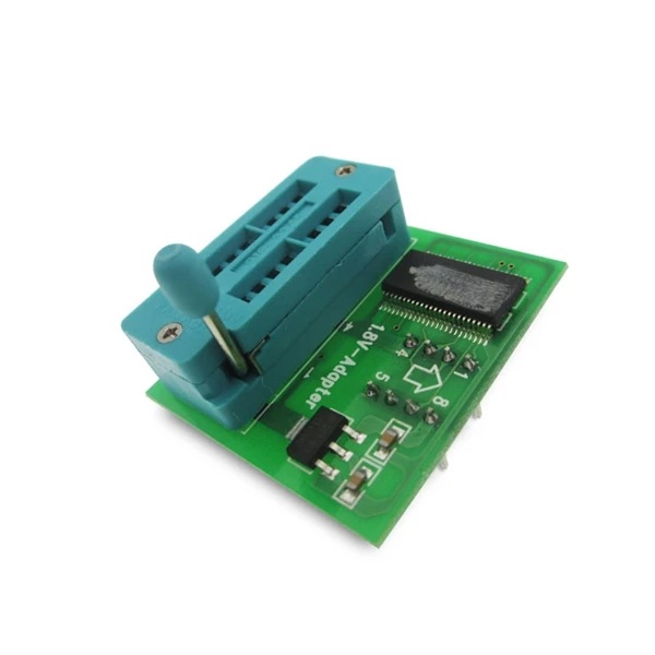 Тестовый зажим CH341A Series EEPROM Flash BIOS USB SOP8 для программирования + 2 адаптера 1 8 в