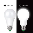 Светочувствительная Светодиодная лампа E27, B22, 10 Вт, 15 Вт, 85-265 в