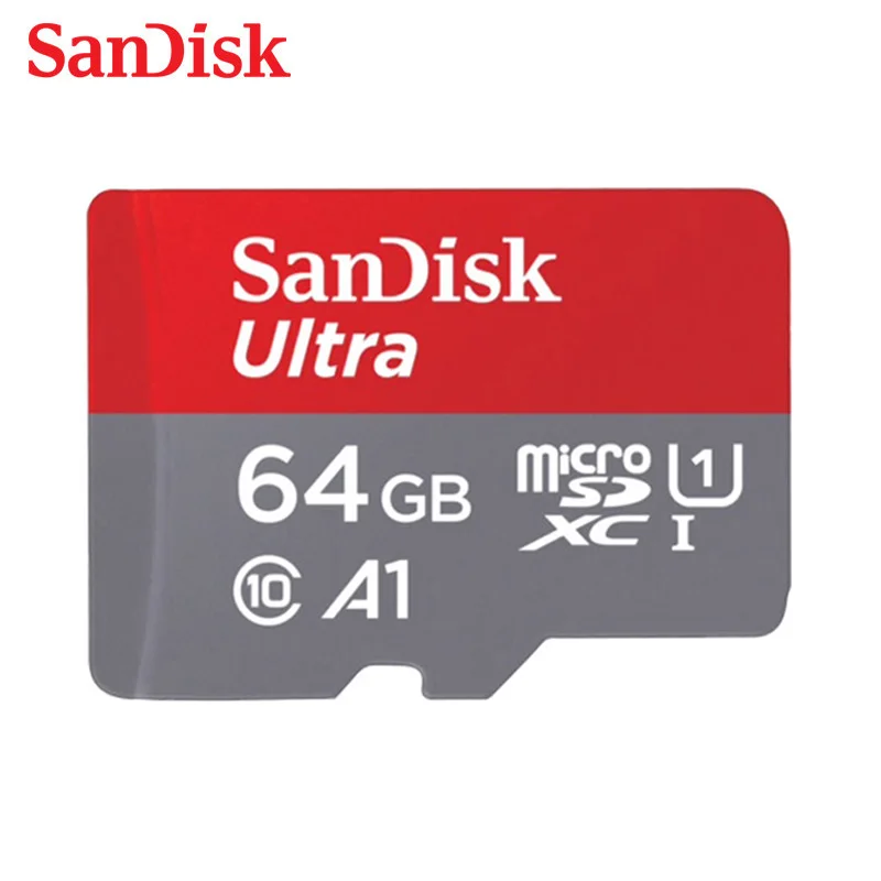 Карта памяти sandisk, sd карта, 16 ГБ, 32 ГБ, 64 ГБ, карта памяти micro sd, 128 ГБ, mecard, micro sd, карта, класс 10, флеш-память для автомобиля - Емкость: 64GB