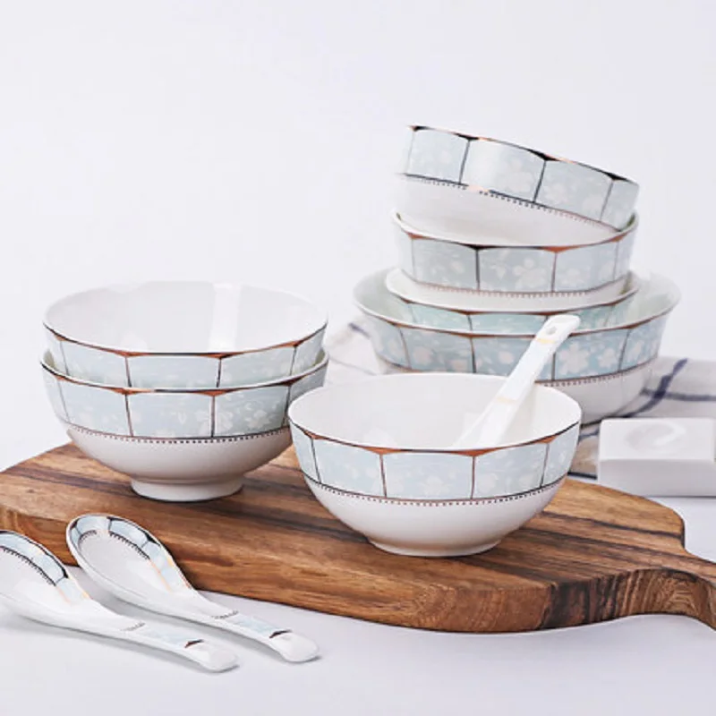 Guci креативные блюда домашняя керамическая чаша из Western Jingde zhen bone китайская