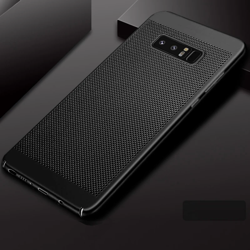 YueTuo luxury hard plastic radiating battery back cases etui coque cover case for samsung galaxy note 8 note8 phone accessories | Мобильные