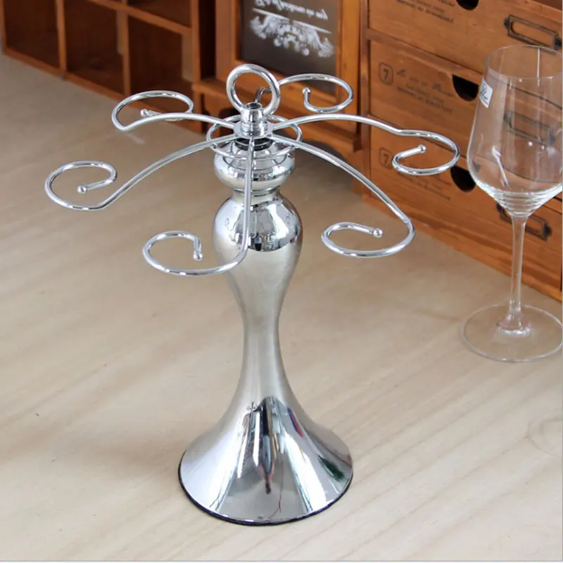 Европейский Железный художественный держатель для стакана вина креативные