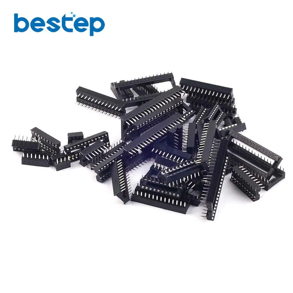 45 шт. Ассорти DIP IC розеток 8 14 16 18 20 24 28 32 40 по 5 шт.|socket surge|socket hexic power |