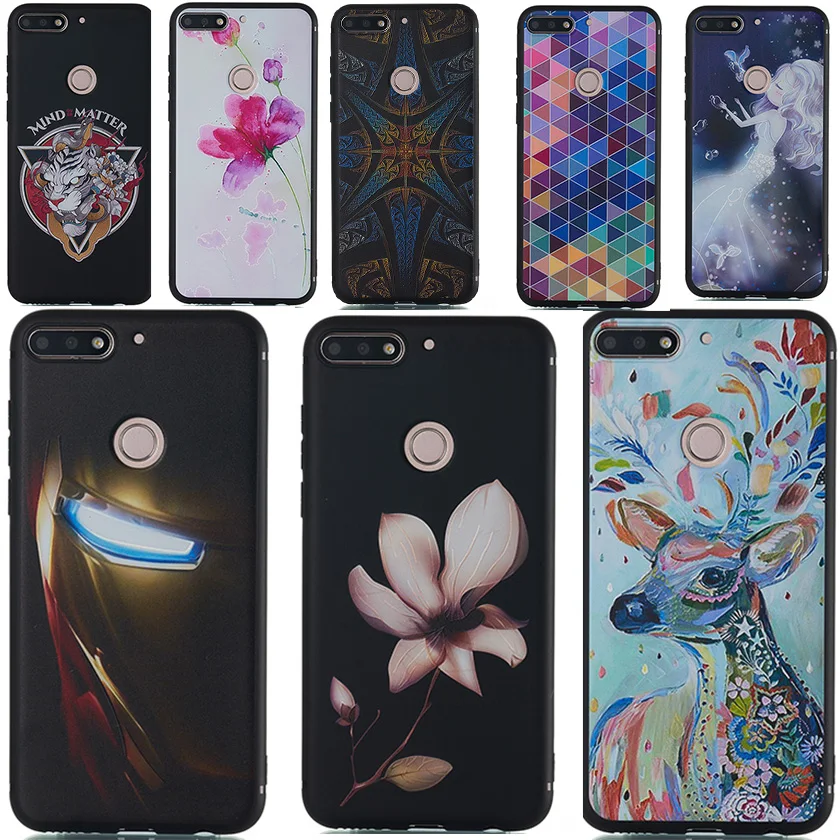Embossed Cases For iPhone XS Max XR iPhone5 5S SE Painted Case Meizu E3 Cover Vivo V9 Y85 Shell Oppo F7 F5 |