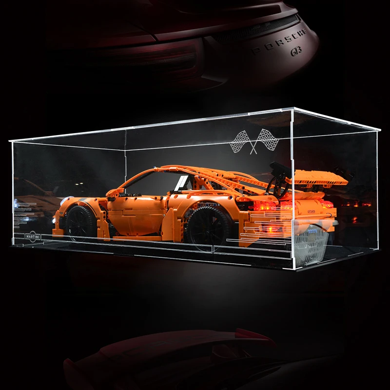 Дисплей Чехол Коробка для lego technic prosche 42056 Bugatti Chiron 42083 серии строительный блок