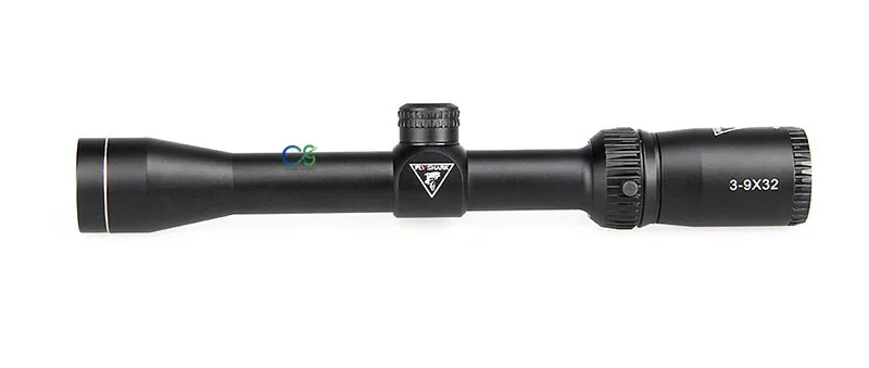 Тактический прицел для винтовки Fly Shark 3x 9x32 с трубкой 25 4 мм черный голографический