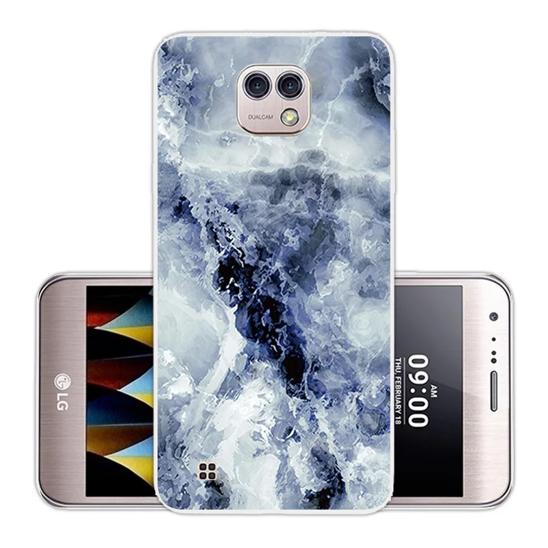 Cases for LG X Cam K580 K580Y Xcam K580DS 5.2 Inch Soft Silicone Clear TPU Stone Cover Skin Lg |