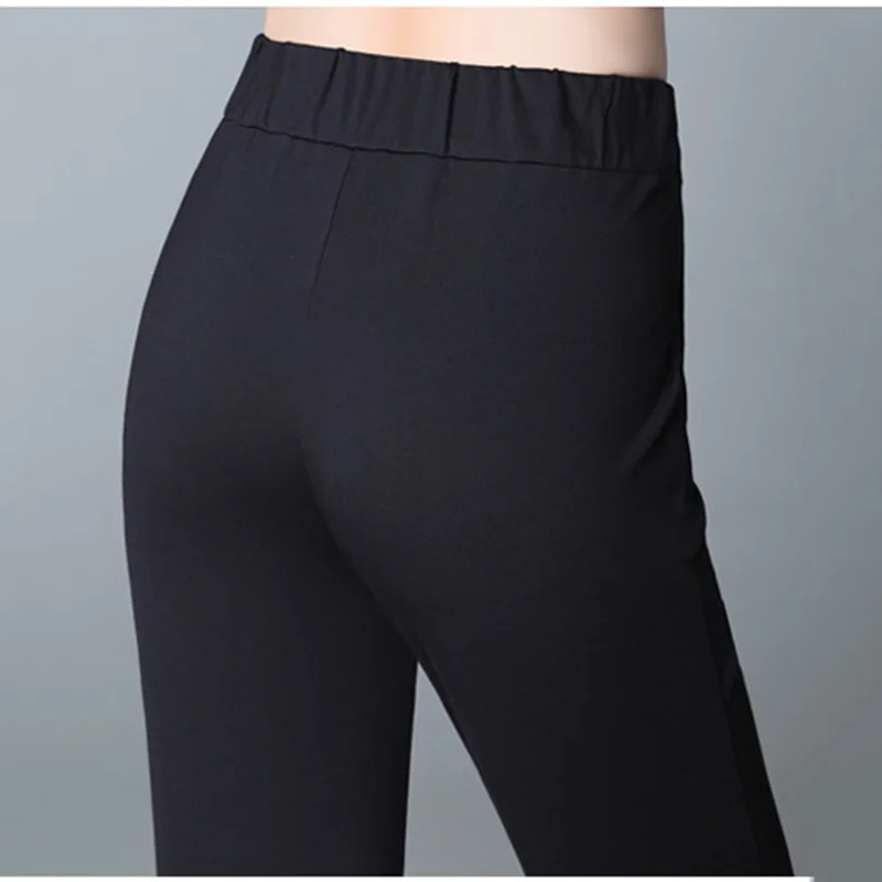 

High waist micro bell trousers new style skinny casual trousers women's trousers in spring and autumn of 2019