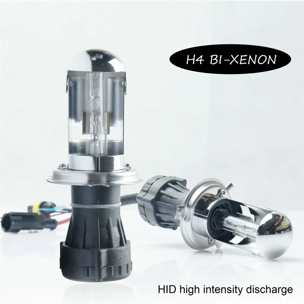 Биксеноновая HID лампа для автомобильных фасветильник 35-55 Вт H4 4300K 5000K 6000K 8000K h4