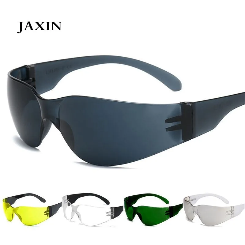 

JAXIN Personality Sandproof Sunglasses Men Outdoor Sunglasses Women Shockproof Driving Integrated Eyewear okulary UV400 oculos
