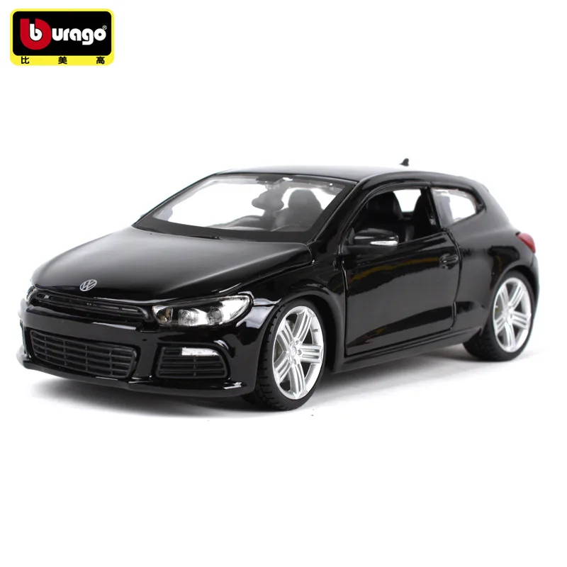 Имитация автомобиля Burago масштаб 1:24 модель из сплава игрушка для Volkswagen Scirocco