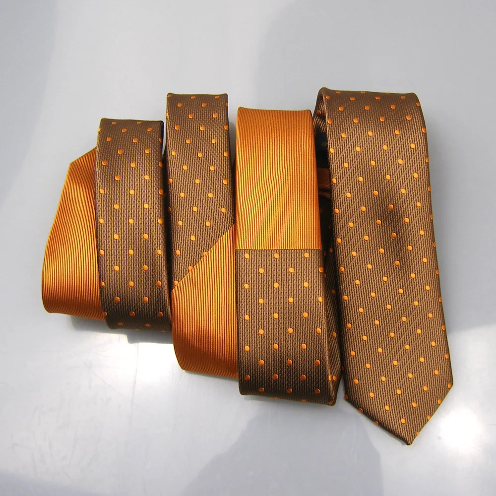 Мужские галстуки LAMMULIN с золотым узлом контрастный коричневый галстуком в