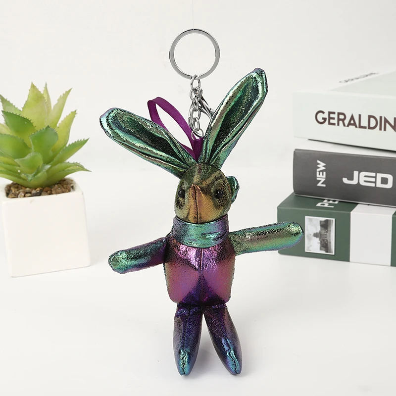 Милый кролик пышный помпон брелки ручной работы рюкзаки Pokemon кулон модное