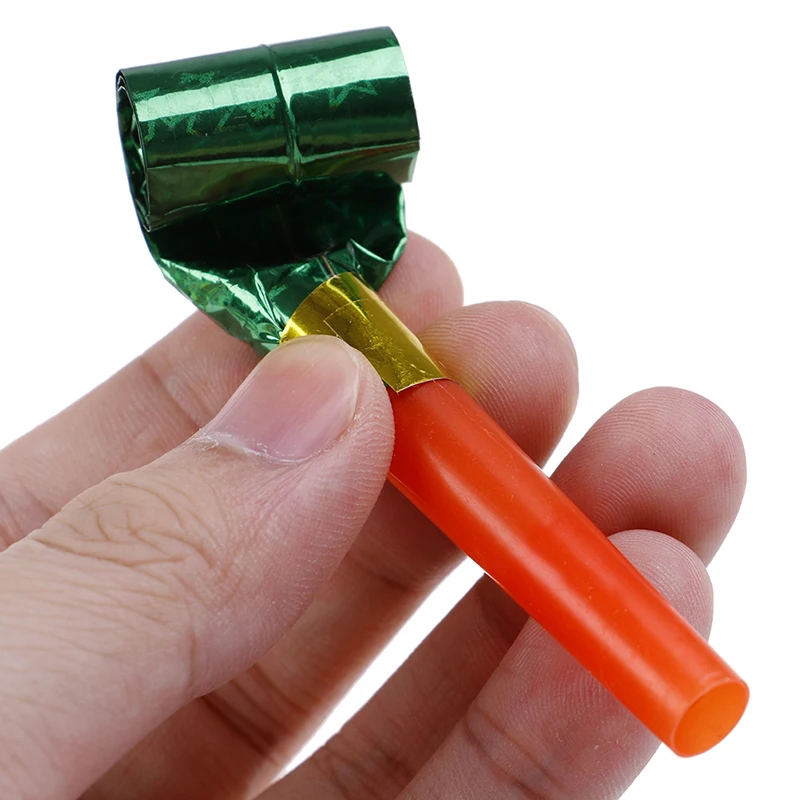 

5/10pc Hot Party toys hat baby toys 0-12 months Plastic small blow dragon whistle cheer leading birthday party Toys for Children