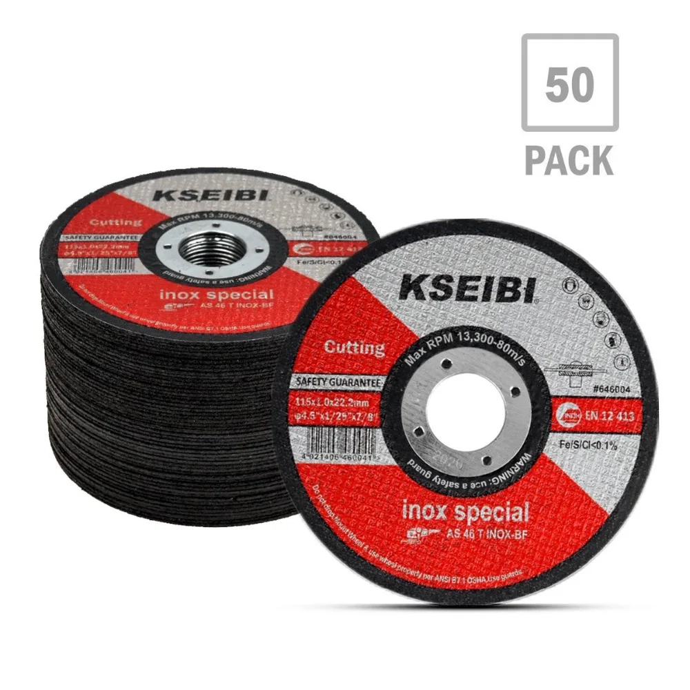 

Metal Cutting Disc for Angle Grinder Stainless Steel Cut Off Wheel Fiber Cutter Reinforced Resin Blade 100/115/125/180/230 mm