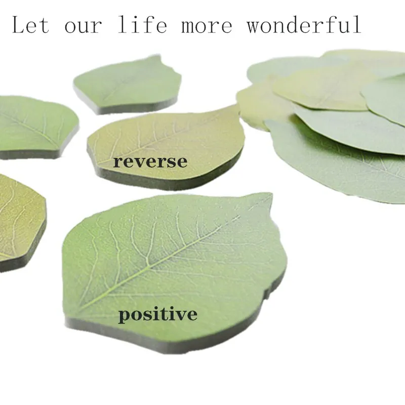 50 Pieces Simulation Leaves Note Paper Convenience Stickers DIY Write Message Greeting Card Tools Party Gift Bedroom Decor |