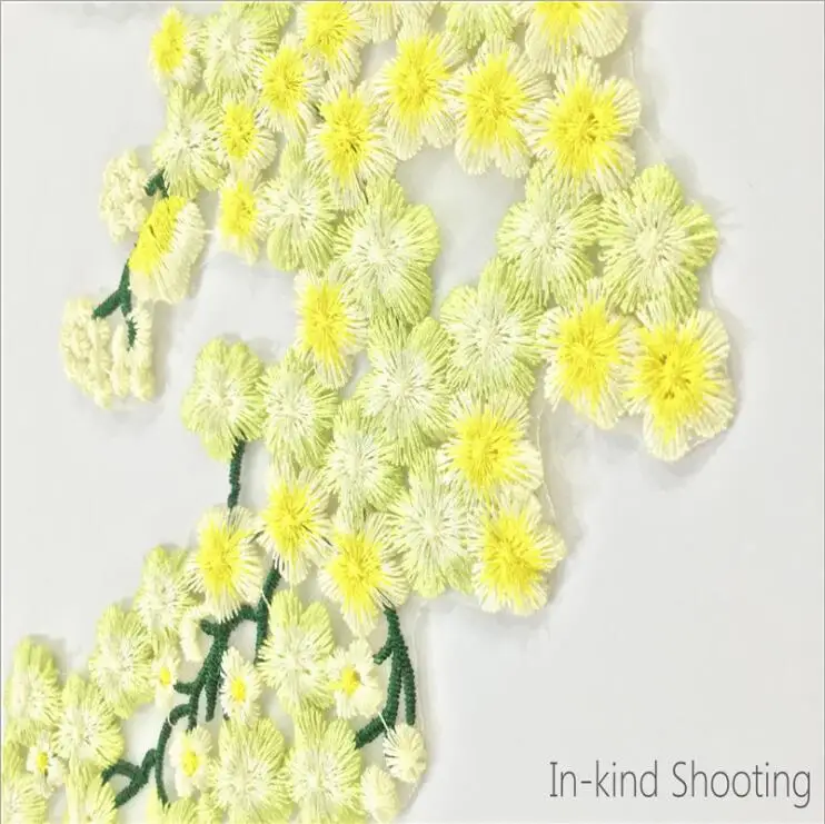 Вышивка большой африканский кружевной вырез ткани DIY воротник кружева для