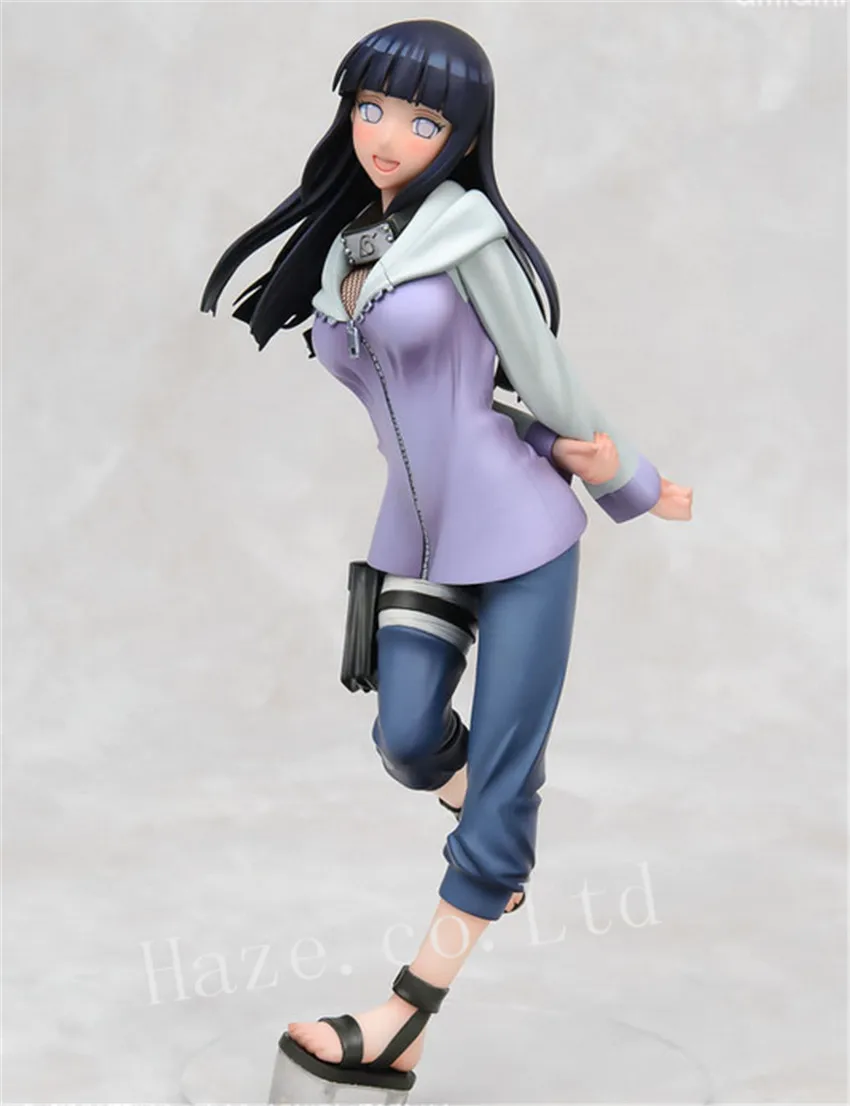 Аниме Наруто Хината Хюга ПВХ фигурка модель игрушки 20 см|model toy|naruto hinataanime naruto |