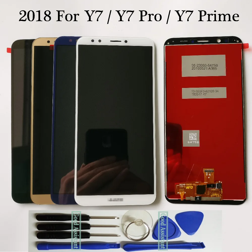 Черный/белый 5 99 дюймов для Huawei Y7 премьер 2018/Y7 2018 LDN LX1/LDN L21 ЖК дисплей сенсорный