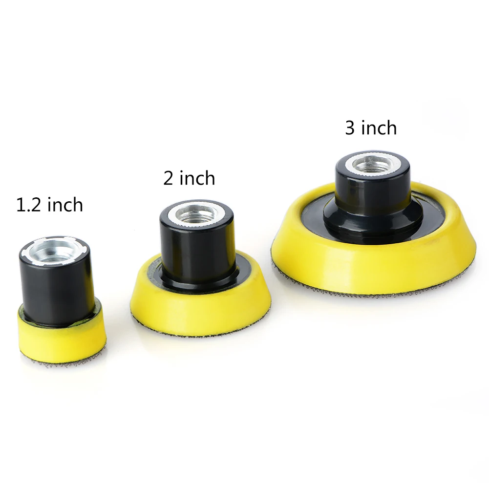 

Plate Backing Pad Sponge Polishing Car Wash and Care Tools M14 1.2" 2" 3" 3 size in one Package