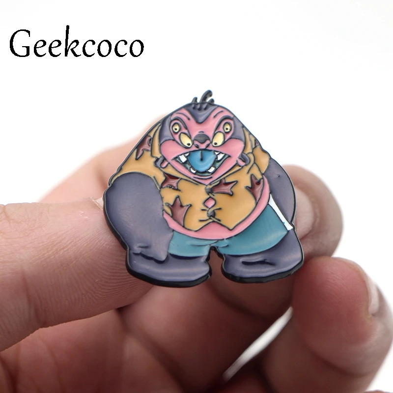 Stitch Lilo Jumba Jookiba цинковый сплав булавки для галстука значки para рубашка сумка Одежда Кепка рюкзак броши для обуви Значки украшения J0082