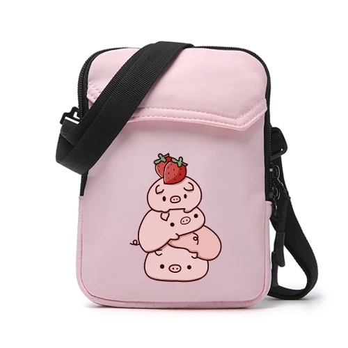 pig 4 pink APP BLOG, брендовые Мини повседневные маленькие сумки-мессенджеры с розовой Свинкой, вечерние сумочки, известный дизайнер, сумки на плечо для женщин, девушек, студентов - Цвет: pig 4 pink