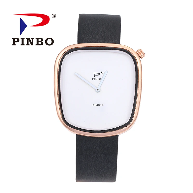 New Luxury Brand Rectangle Casual Quartz Watch Men Business Leather Strap Watches Relogio Masculino Military 2-pin Wrist | Наручные часы