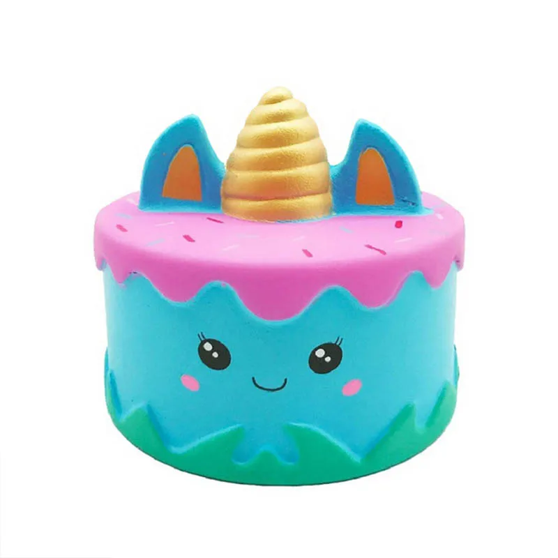 Jumbo Kawaii Красочные Galaxy Единорог мягкими кукла замедлить рост Снятие Стресса Squeeze